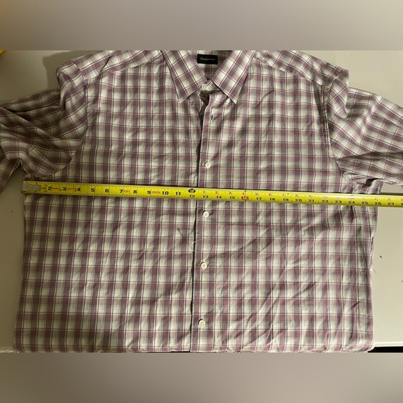 Ermenegildo Zega NWT Plaid Long Sleeve Button Down Dress Shirt Men’s XXL - Picture 7 of 8